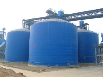 民权水泥钢板库改造