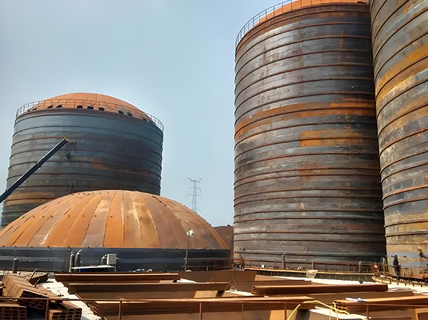 民权焦粉钢板仓